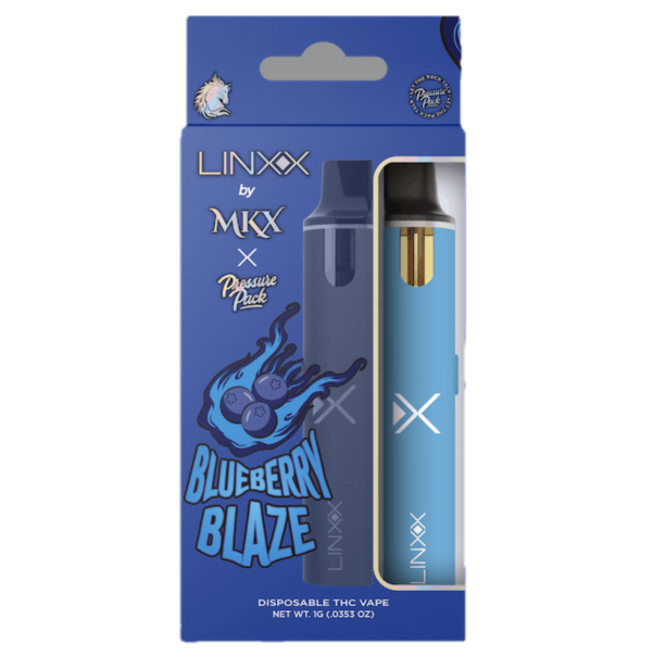 LINXX by MKX & Pressure Pack: 1g Disposable Vape - Blueberry Blaze