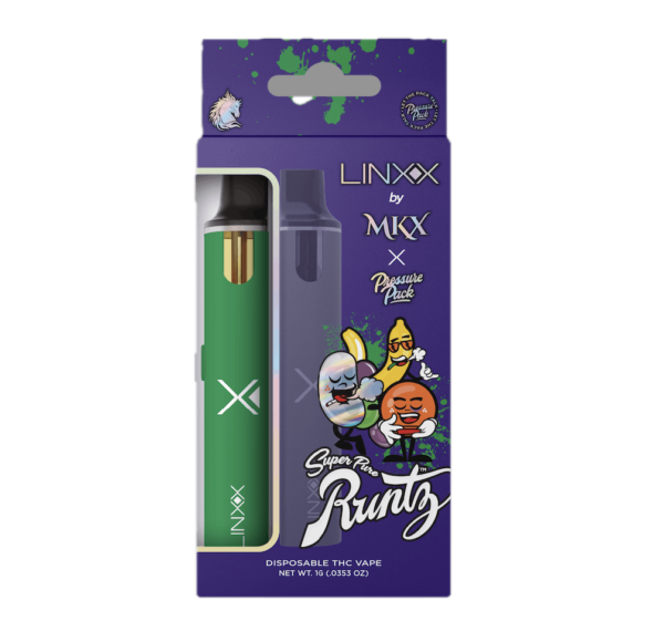 LINXX by MKX & Pressure Pack: 1g Disposable Vape - Super Pure Runtz - Image 3